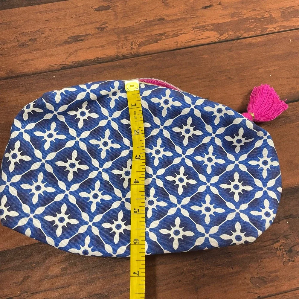Estée Lauder Make up bag Navy Blue White Pink‎ Cosmetic Bag
